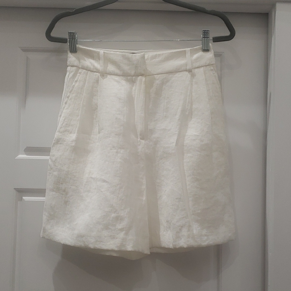 Zara Cream Women's Bermudas